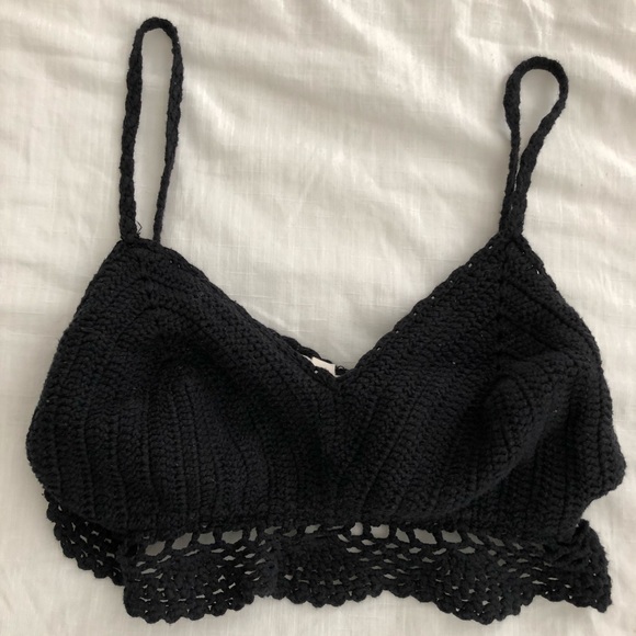 knitted bralette top